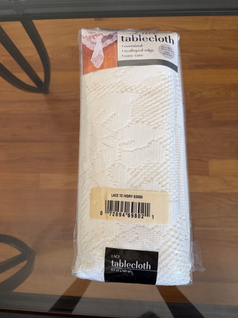 New  Ivory Lace Tablecloth